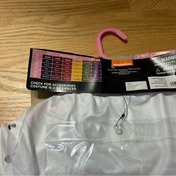 That Girl Lay Lay Costume Nickelodeon NEW Small Dress Jacket Black Silver Kids - Picture 6 of 7